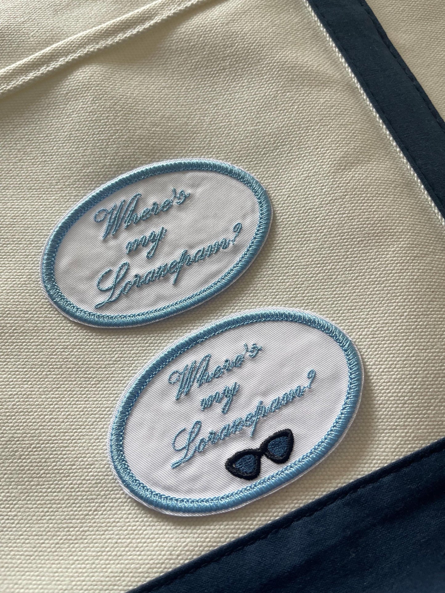 Lorazepam Embroidered Iron On Patch | White Lotus |