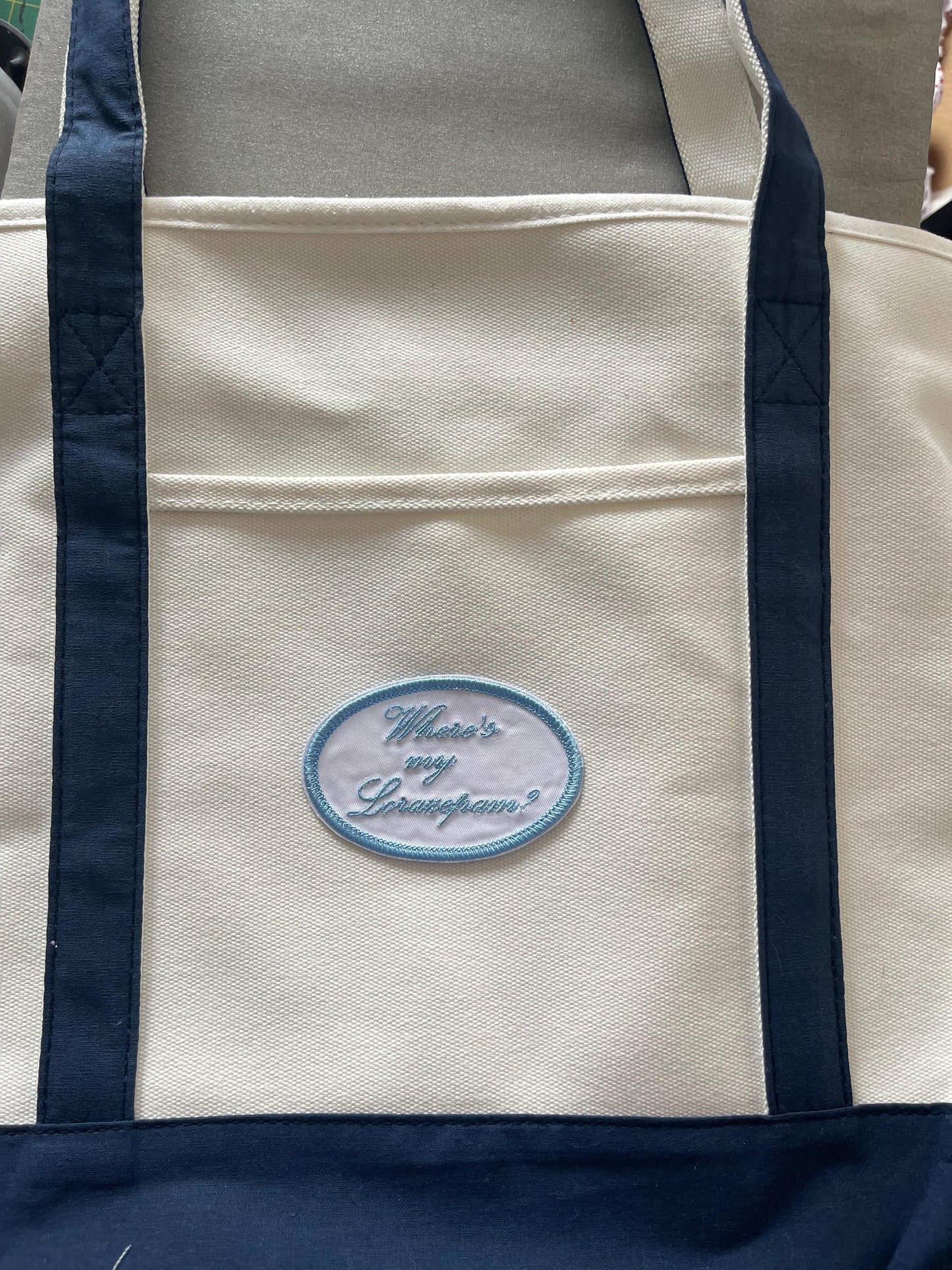 Lorazepam Embroidered Iron On Patch | White Lotus |